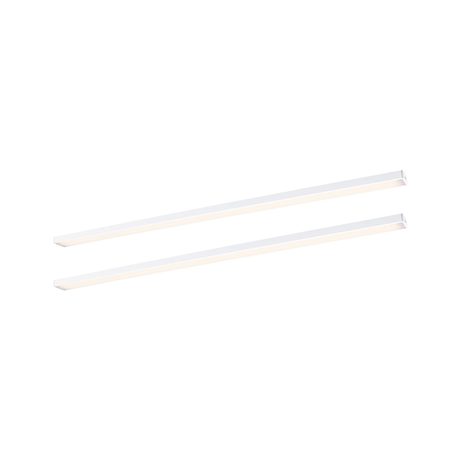 P 98622 LED podskříňkové svítidlo Inline 2x6W rozšiřovací sada 550x26mm 24V bílá mat - PAULMANN