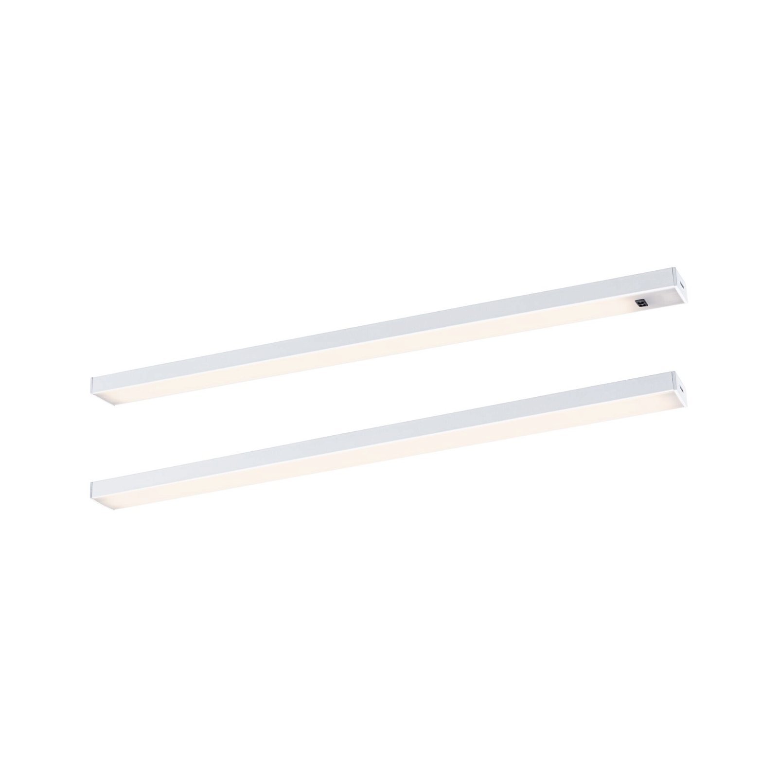 P 98624 LED podskříňkové svítidlo Inline 2ks startovací sada 2x4W 350x26mm 24V bílá mat - PAULMANN