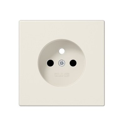JU LS1521FKIPL-1 AKCE - Maska zásuvky 230V s clonkami slonová kost - JUNG