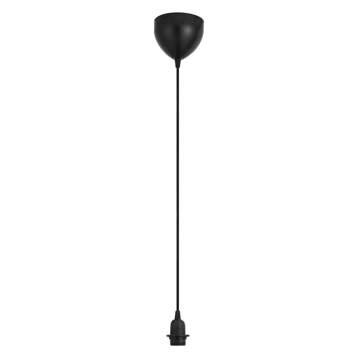 NOR 2412023003 Jednoduchý textilní závěs Delux Kit černá - NORDLUX