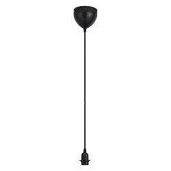 Obrázek pro produkt Jednoduchý textilní závěs  Delux  Kit černá - NORDLUX
