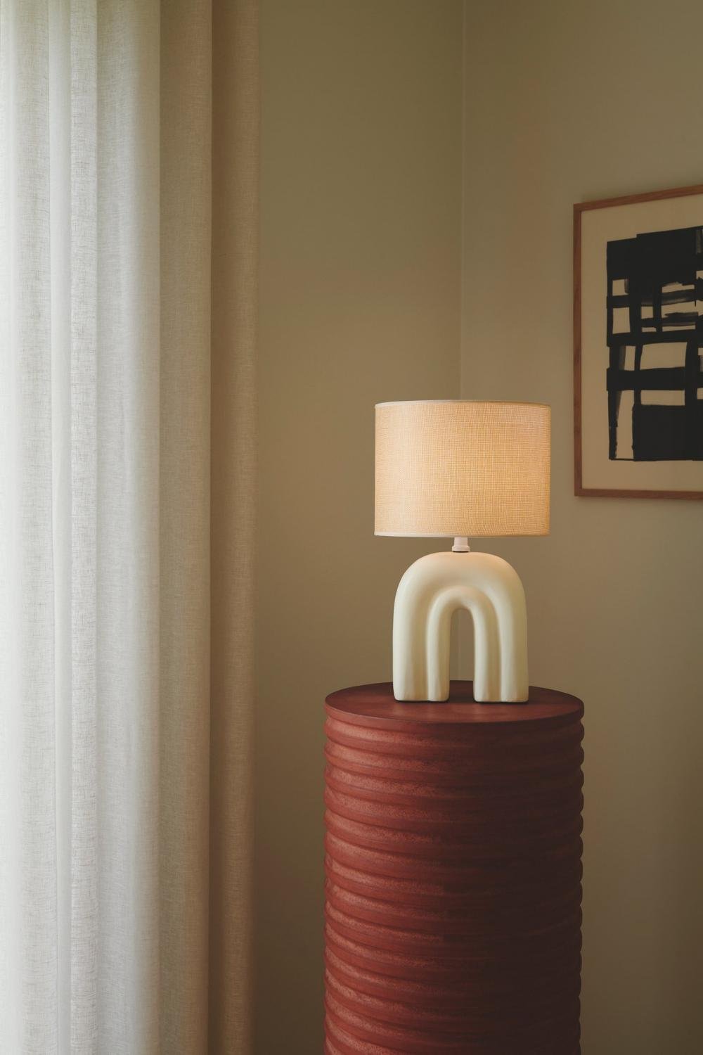 NOR 2412705009 Haze stolní lampa béžová - NORDLUX