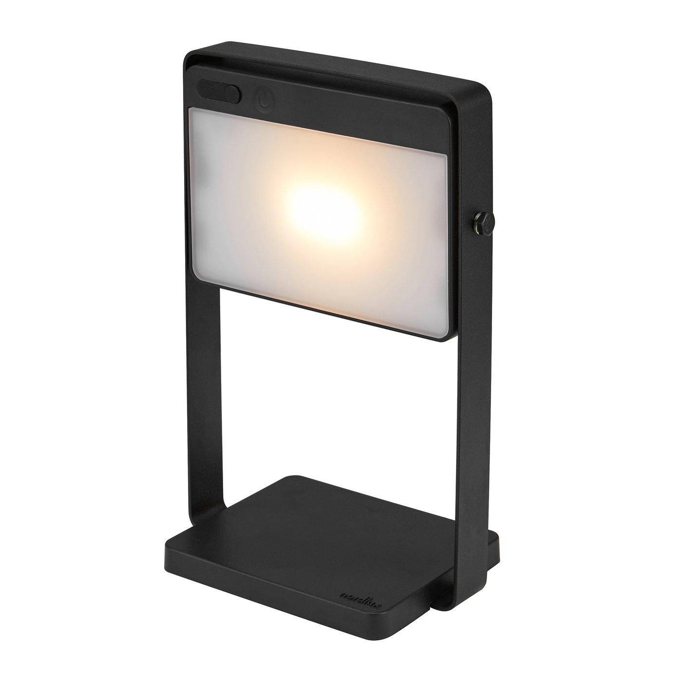 NOR 2418035003 Saulio Solar venkovní bateriové svítidlo černá - NORDLUX