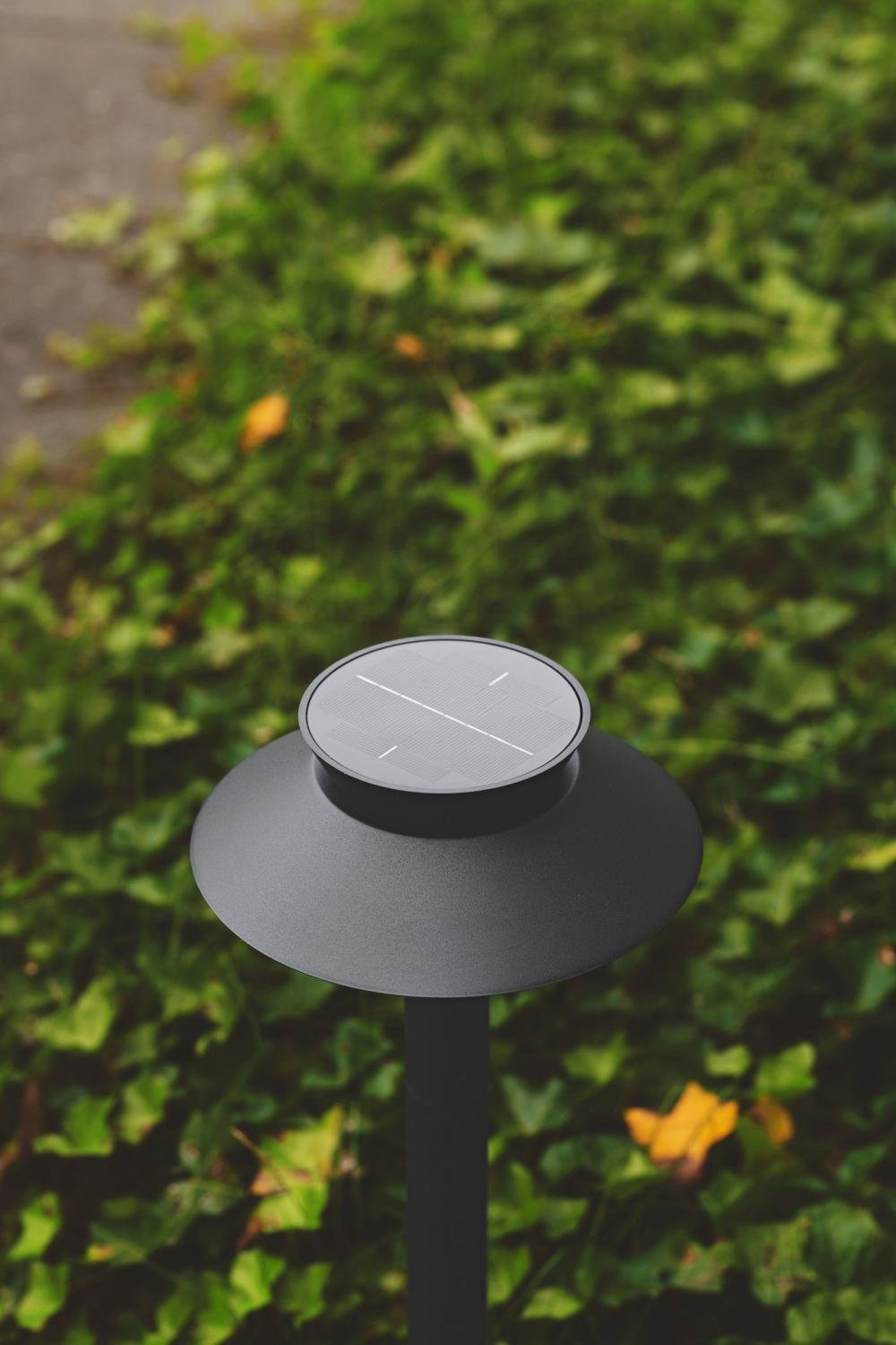 NOR 2418098003 Justina Solar venkovní sloupkové solární svítidlo černá - NORDLUX