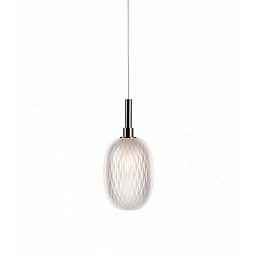 Obrázek pro produkt Závěsné svítidlo Metamorphosis malé bez baldachýnu / čiré sklo / antracit / 2,5m kabel - BOMMA