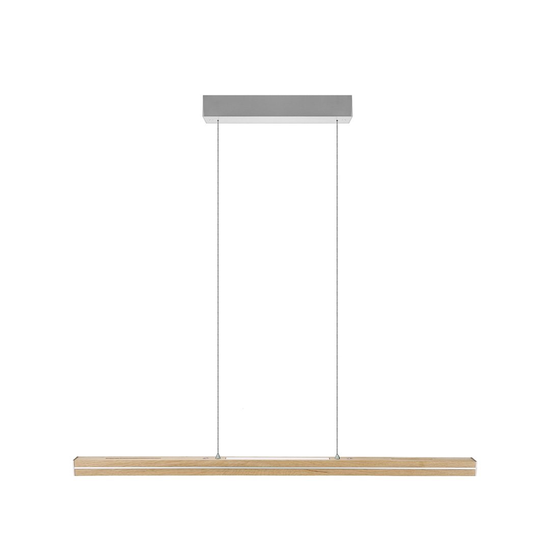 Levně HERZ 811663UD Závěsné svítidlo DANA LED 1000mm Up 7,5W 900lm / Down 32,2W 2990lm 2200-4000K Dim to warm dub natur - HERZBLUT
