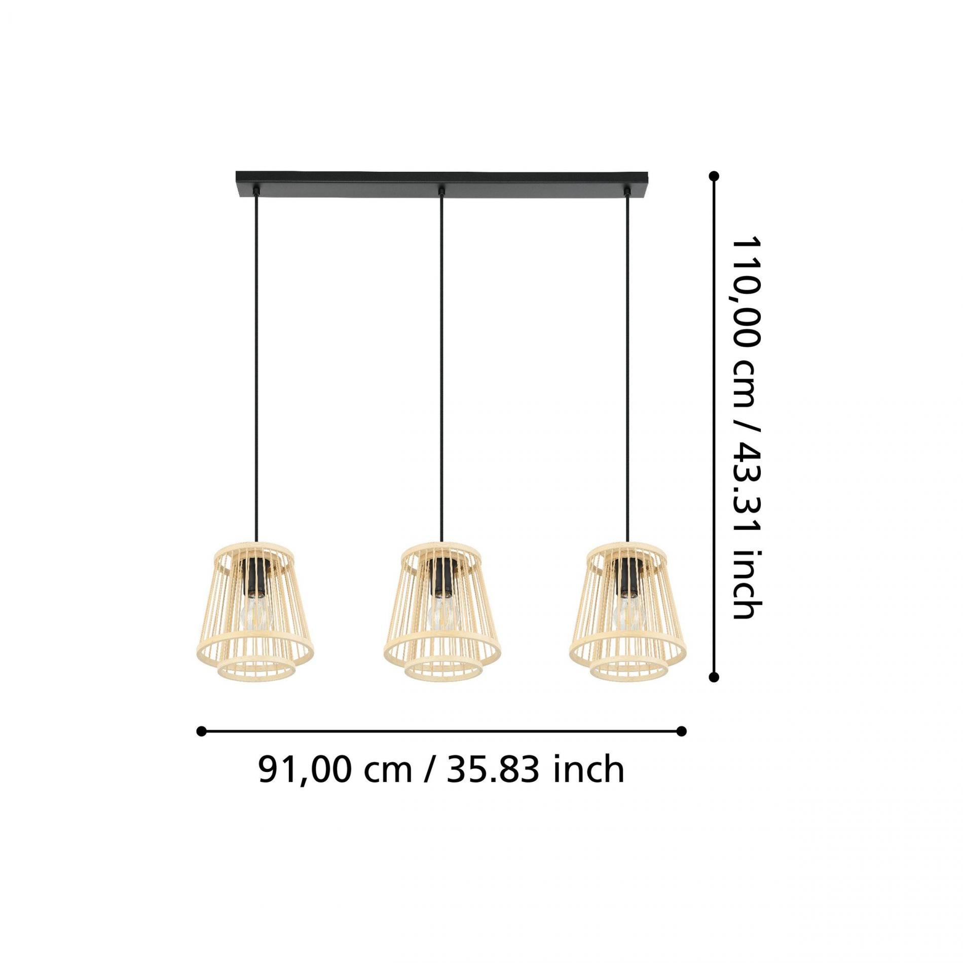 EG 43853 Závěsné svítidlo HYKEHAM 43853 - EGLO (obrázek 4)