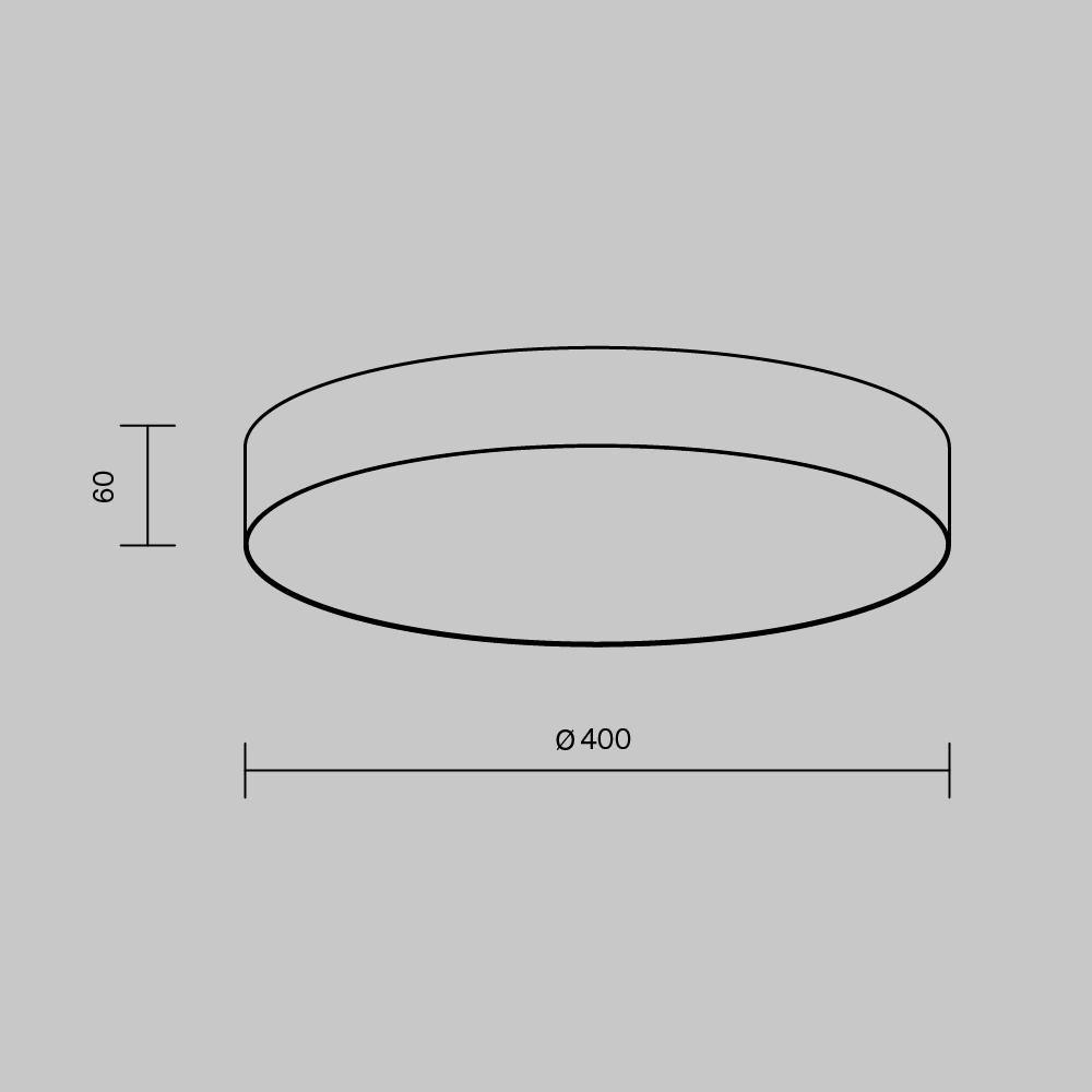 M C032CL-45W3K-RD-W Stropní svítidlo Zon 45W 120d C032CL-45W3K-RD-W - MAYTONI (obrázek 8)