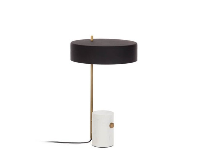 MUZZA MASINA AKCE - Stolní lampa MASINA E27 53cm černá / mramor - Muzza