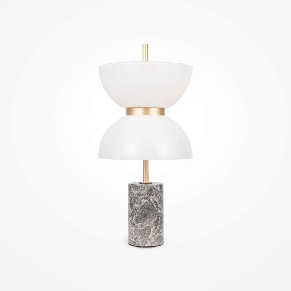 M MOD178TL-L11GR3K Stolní lampa Kyoto 3000K 11W teplá bílá 500lm šedá kov mramor - MAYTONI