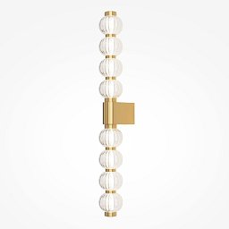 Obrázek pro produkt Nástěnné svítidlo Amulet 3000K 19W teplá bílá 800lm zlatá kov/sklo - MAYTONI