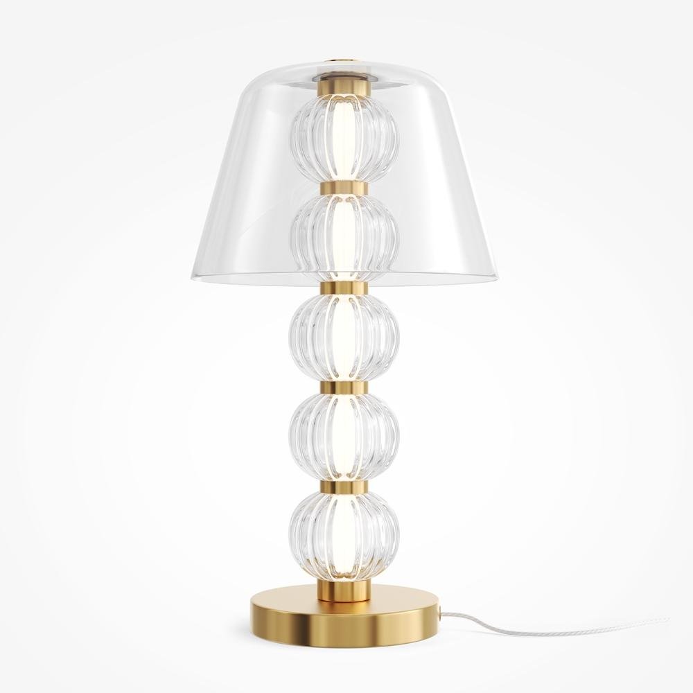 M MOD555TL-L8G3K AKCE - Stolní lampa Amulet 3000K 10W teplá bílá 500lm zlatá kov sklo - MAYTONI