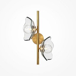Obrázek pro produkt Nástěnné svítidlo Miracle 2xG9 max 28W mosaz čiré sklo kov - MAYTONI