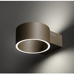 Obrázek pro produkt Nástěnné svítidlo PURE Clipse LED 10W 2700K up/down bronz - PAUL NEUHAUS