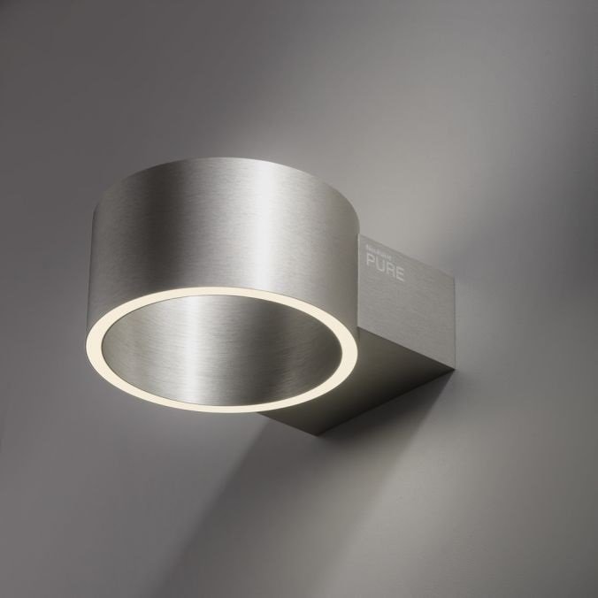 PN 8561-95 Nástěnné svítidlo PURE Clipse LED 10W 2700K hliník - PAUL NEUHAUS