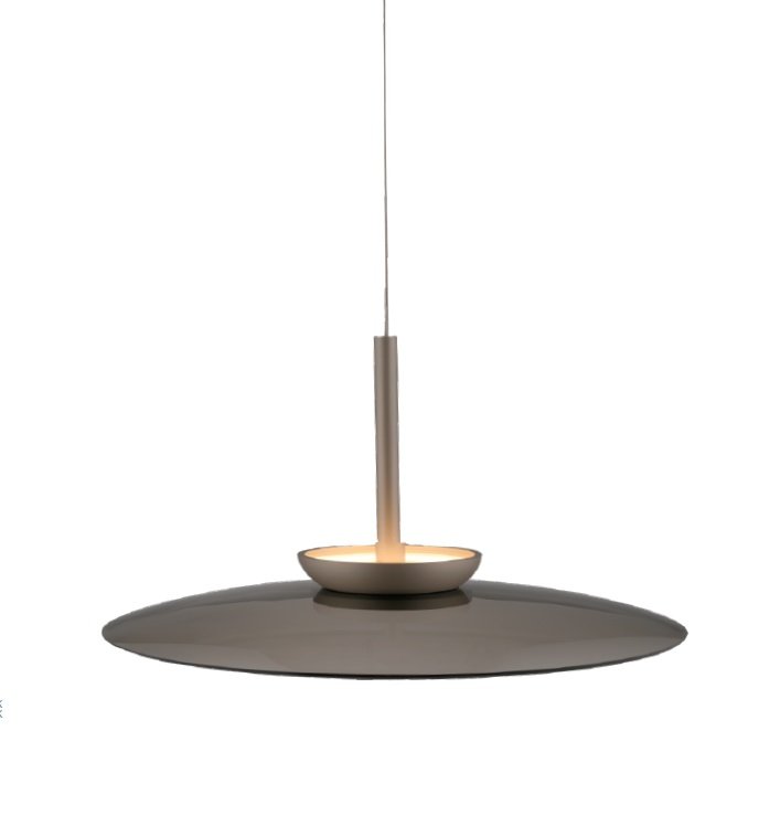 PN 2195-97 Závěsné svítidlo PURE E-Moon LED 10W 2700-5000K + LED 8W 2700-5700K bronz / tmavý amber - PAUL NEUHAUS