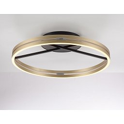 Obrázek pro produkt Stropní svítidlo PURE Loop LED 7W 2700-5000K + LED 30W 2700-5000K černá/zlatá slonová kost - PAUL NEUHAUS