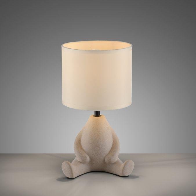LD 14190-39 TED Stolní lampa béžová, sedící postava, látkové stínidlo, vypínač na kabelu - JUST LIGHT (obrázek 5)