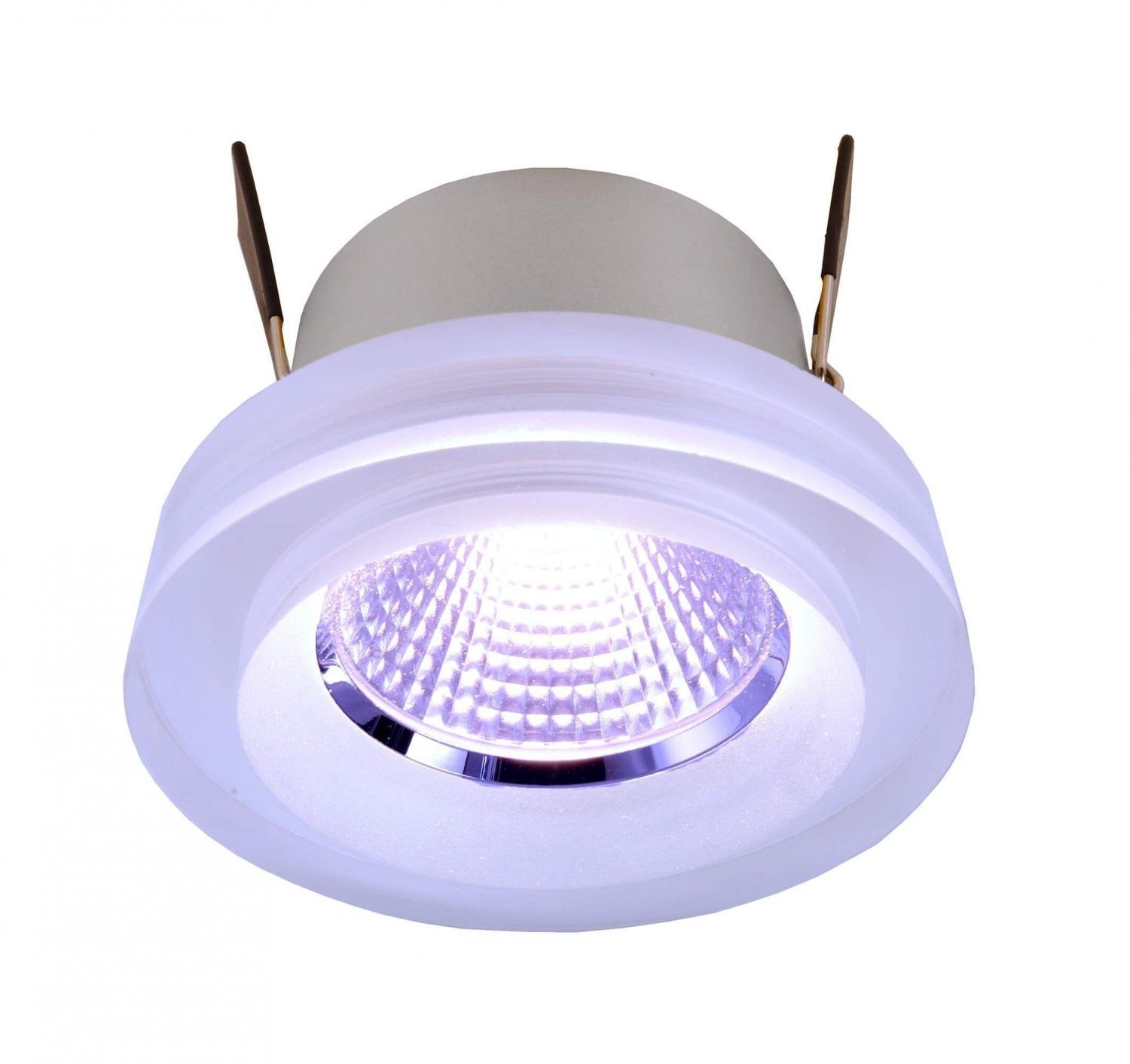IMPR 565197X - Zápustné stropní svítidlo COB 68 Acryl 8W LED 227lm stříbrná - LIGHT IMPRESSIONS