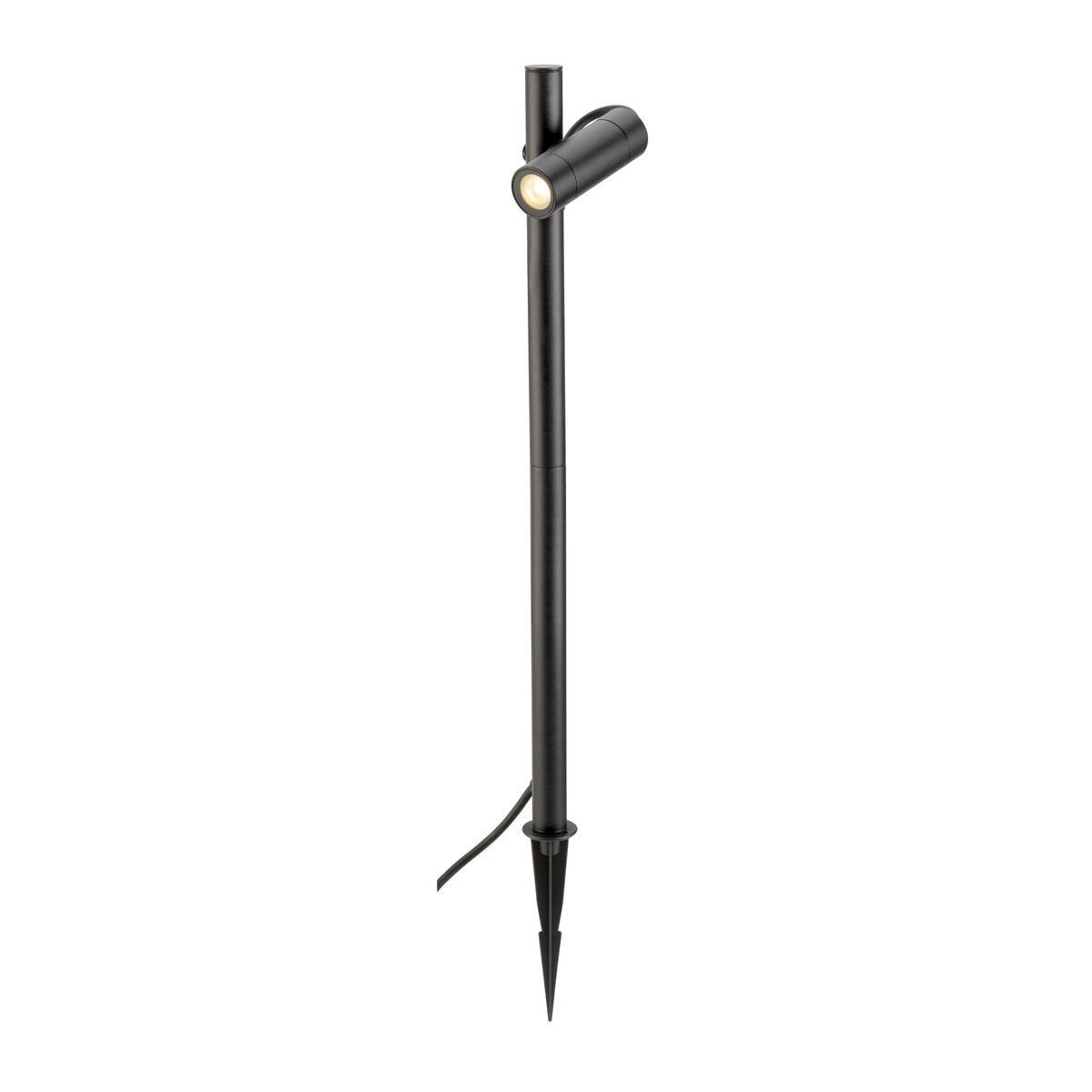 LA 1007868 HELIA SLIM Pole Single LED, venkovní stojací lampa, černá IP65 3000K - BIG WHITE (SLV)
