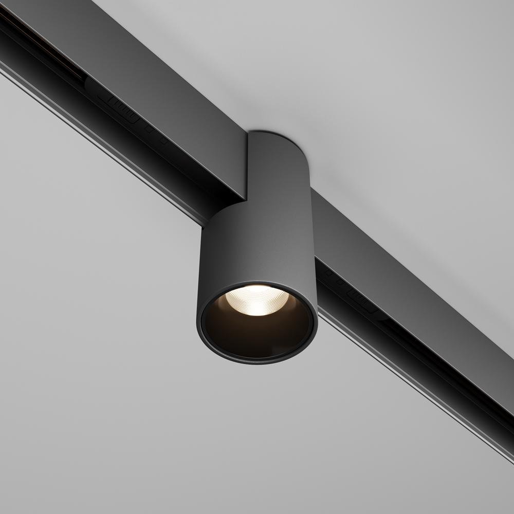 M TR122-4-7W-DS-B Svítidlo pro kolejnicový systém Alfa 7W nastavitelná bílá 410lm černý hliník stmívatelné Bluetooth Exility - MAYTONI