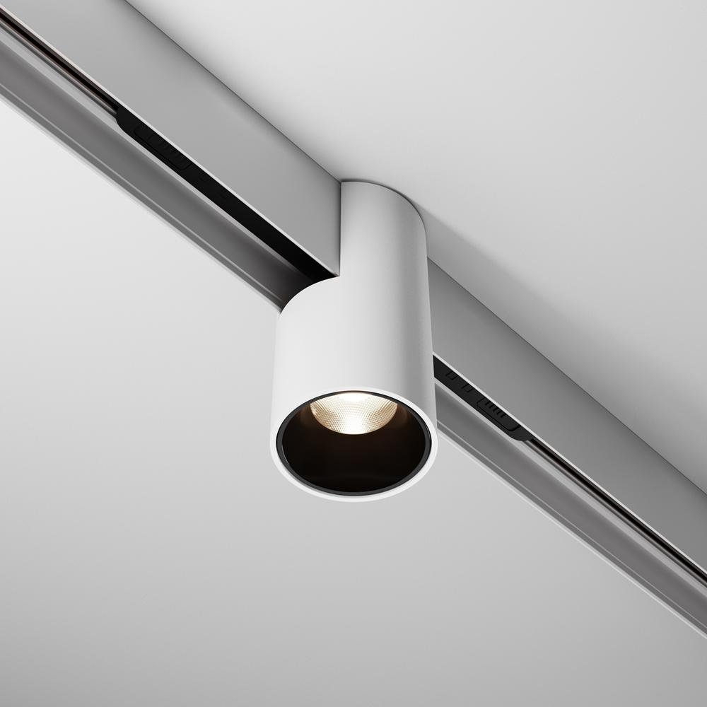 M TR122-4-7W-DS-W Svítidlo pro kolejnicový systém Alfa nastavitelná bílá 7W 380lm bílý hliník Bluetooth stmívatelné Exility - MAYTONI