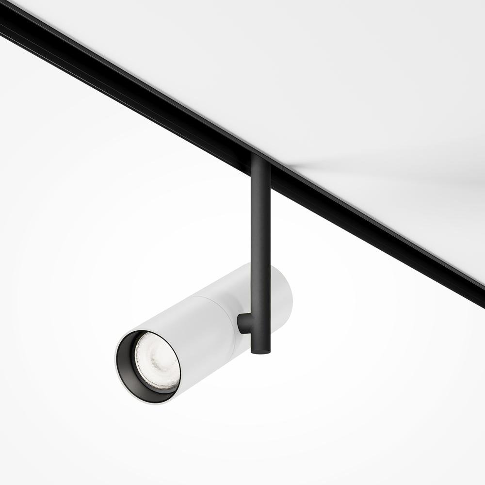 M TR005-4-12W-DS-BW Svítidlo pro kolejnicový systém Elti 12W nastavitelná bílá 987lm bílý hliník Bluetooth stmívání Exility - MAYTONI