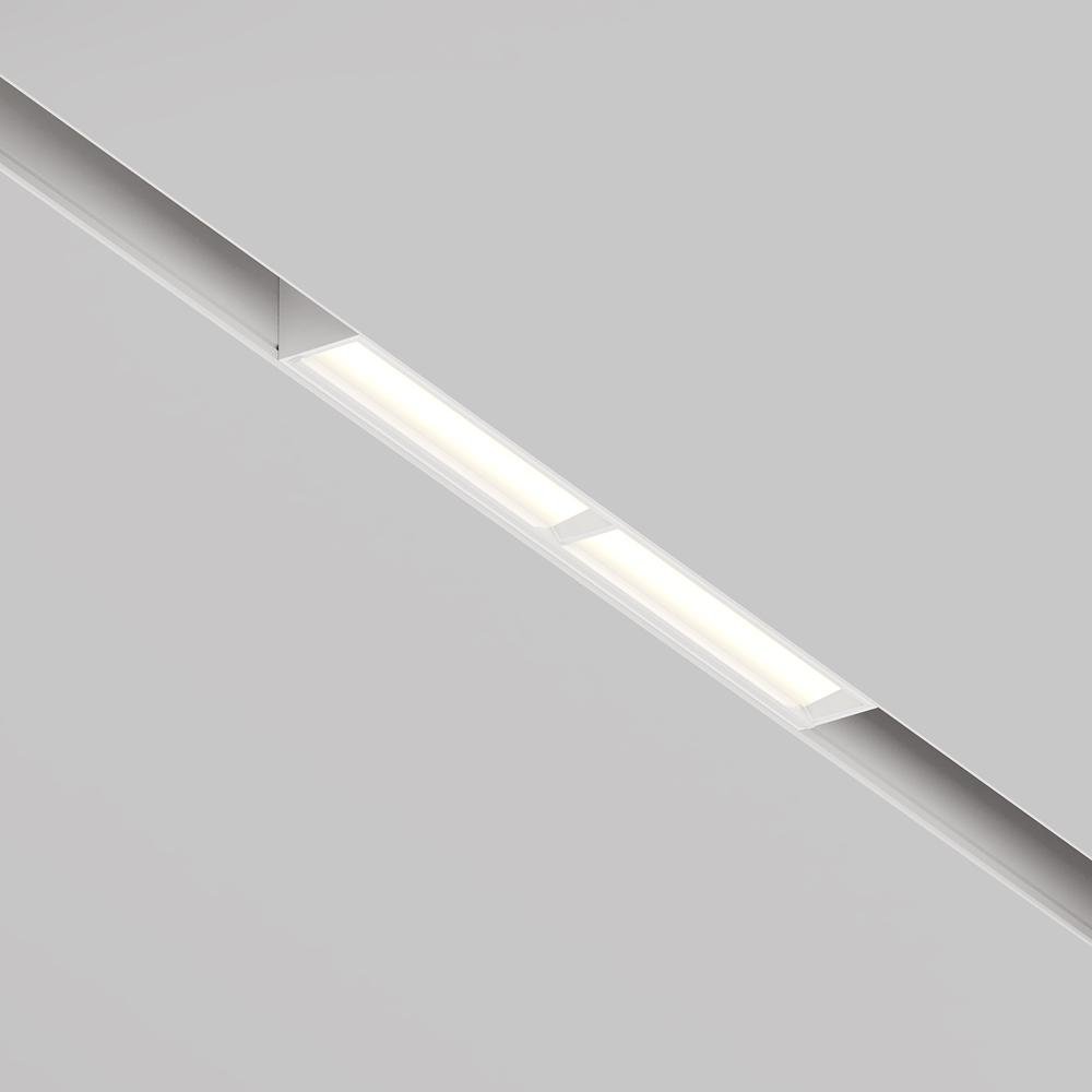 M TR106-4-12W-DS-W Svítidlo pro kolejnicový systém Parete 12W nastavitelná bílá 309lm bílý hliník stmívatelné Bluetooth Exility - MAYTONI