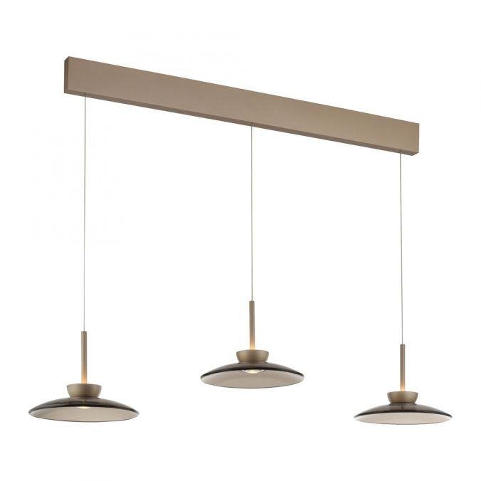 PN 2193-97 LED závěsné svítidlo PURE Moon 3 ramenné nastavitelná výška stmívatelné 2700K bronz / tmavý amber - PAUL NEUHAUS (obrázek 8)