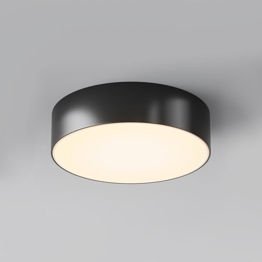 M O431CL-L30B3K Stropní svítidlo Zon IP65 3000K 30W 2200lm černý hliník teplá bílá - MAYTONI