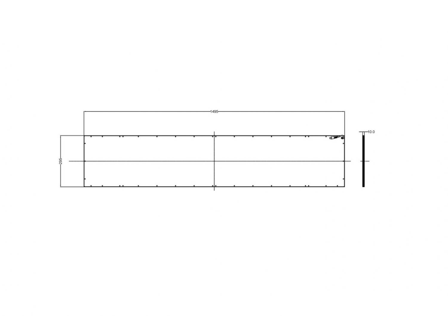 IMPR 100158 Deko-Light LED panel - Standard Sano 1500x300 mm, 33 W, 4000 K, bílá (obrázek 6)