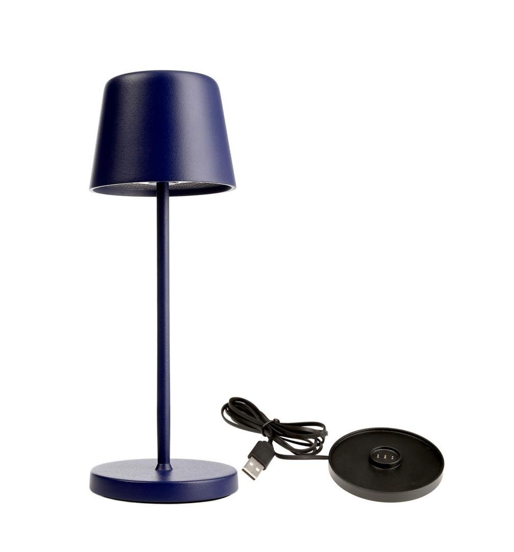 IMPR 620205 Deko-Light nabíjecí svítidlo - sada Canis Mini modrá + nabíjecí základna - LIGHT IMPRESSIONS