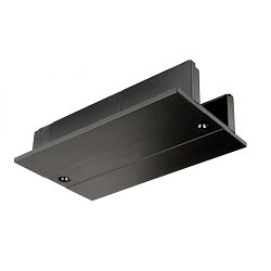Obrázek pro produkt Deko-Light 3-fázový kolejnicový systém - D Line DALI vestavný krycí panel prodlužovací spojení, černá - DEKOLIGHT
