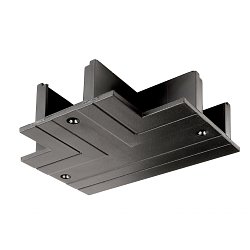 Obrázek pro produkt Deko-Light 3-fázový kolejnicový systém - D Line DALI vestavný krycí panel T-spojka, černá - DEKOLIGHT