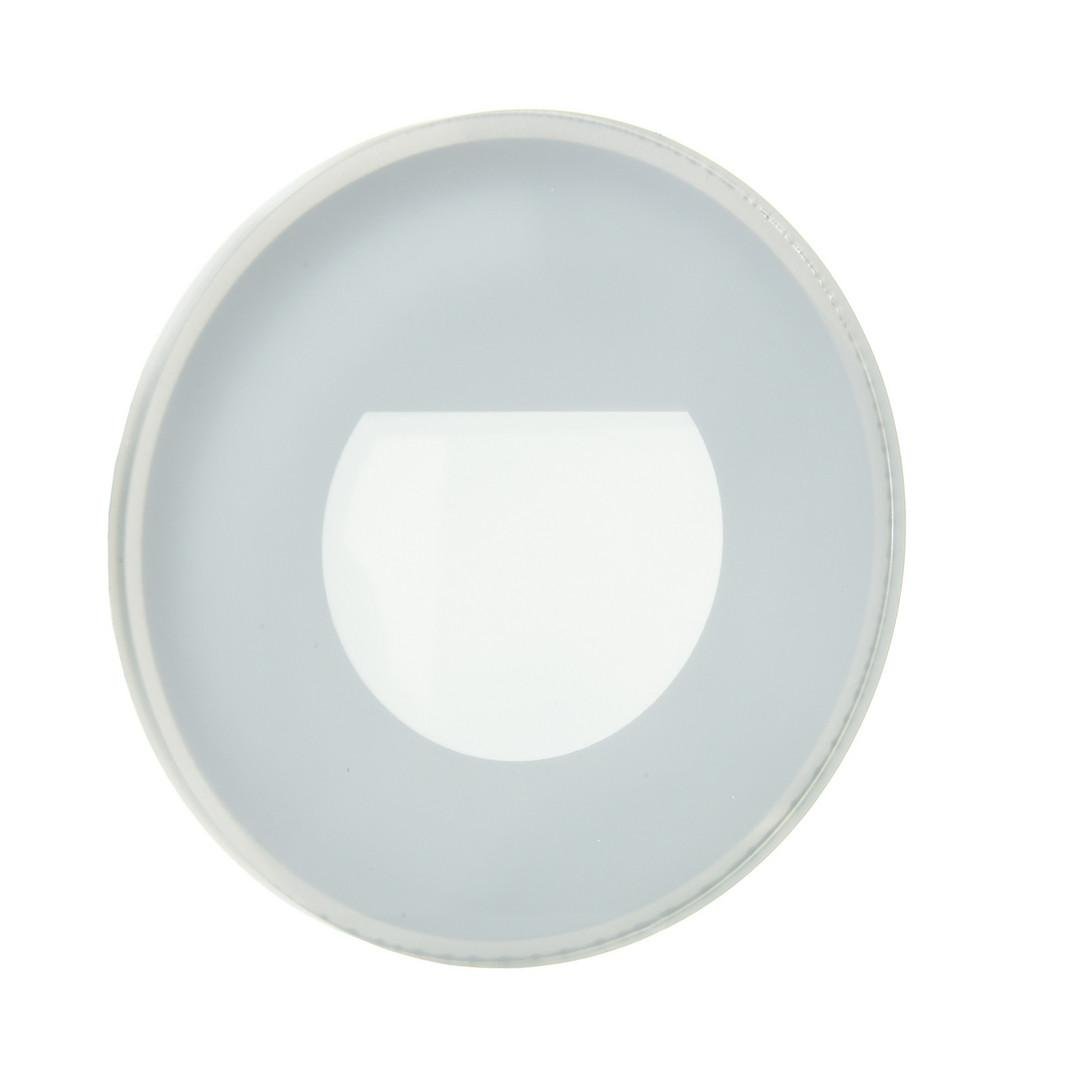 IMPR 930861 Deko-Light příslušenství - sklo-kryt mléčné kulaté stříbrné pro Alwaid - LIGHT IMPRESSIONS