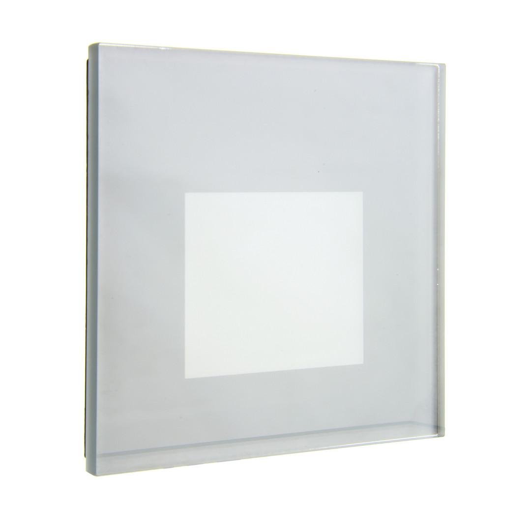 IMPR 930860 Deko-Light příslušenství - sklo-kryt mléčné hranaté stříbrné pro Alwaid - LIGHT IMPRESSIONS