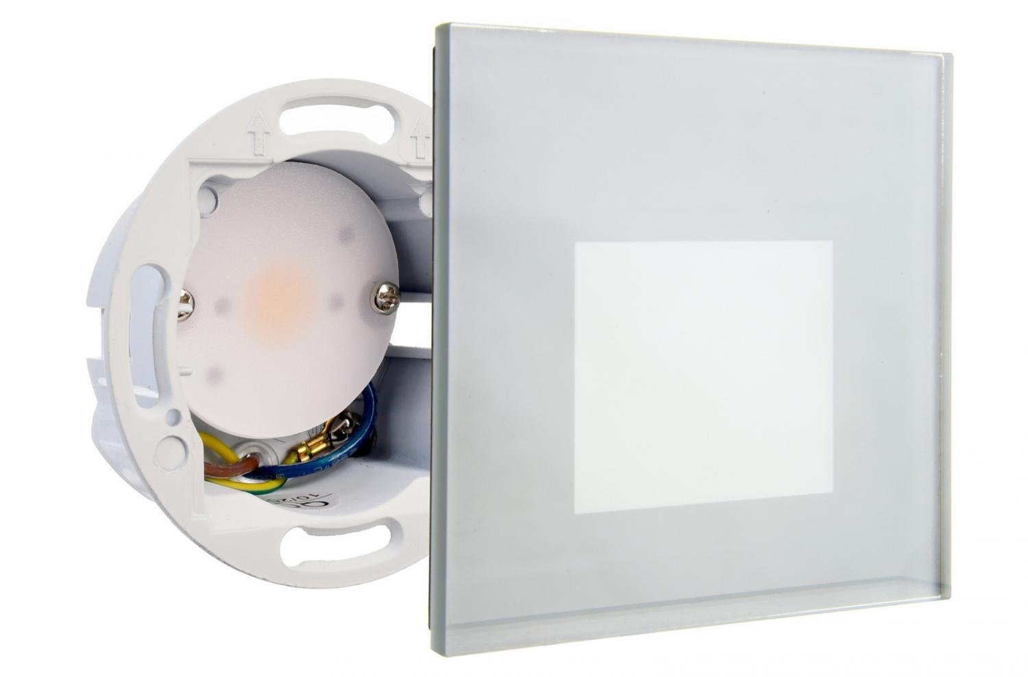 IMPR 930860 Deko-Light příslušenství - sklo-kryt mléčné hranaté stříbrné pro Alwaid (obrázek 3)