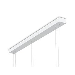Obrázek pro produkt VÝPRODEJ VZORKU - Baldachýn B-THRE pro systém SLACK-LINE matná bílá 24V/240V max. 96W - OLIGO