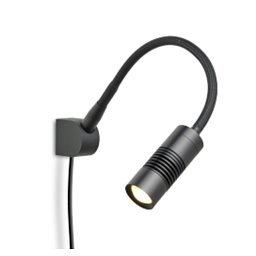 Obrázek pro produkt VÝPRODEJ VZORKU - Nástěnné svítidlo A LITTLE BIT LED 3000K 550lm 9W matná černá - OLIGO