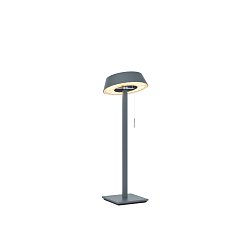 Obrázek pro produkt VÝPRODEJ VZORKU - Stolní svítidlo GLANCE straight matná šedá 2x LED 2700K 1600lm 24,5W - OLIGO