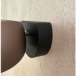 Obrázek pro produkt VÝPRODEJ VZORKU - Základna pro nástěnné svítidlo CURVED matná černá - OLIGO