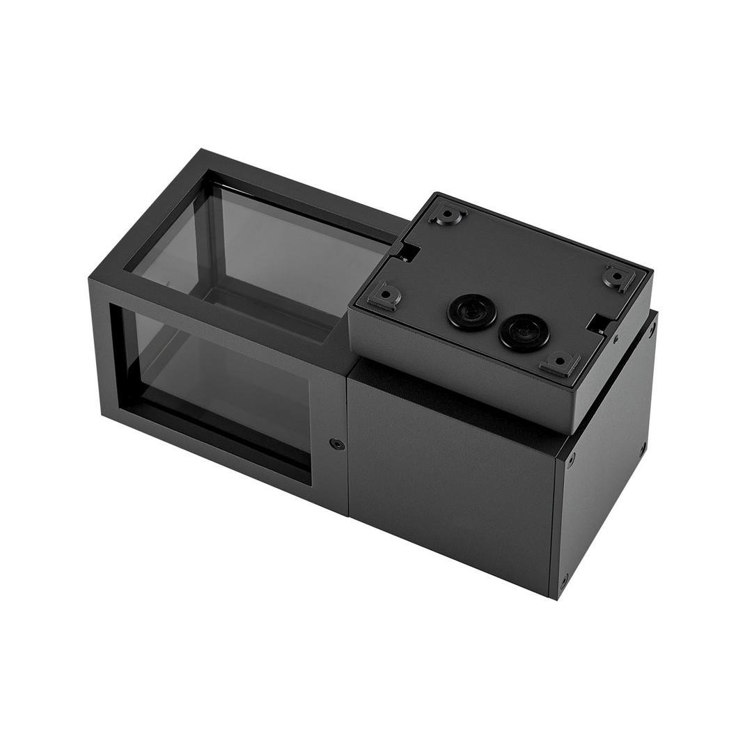 IMPR 731151 Deko-Light nástěnné přisazené svítidlo - Facado II hranaté tónované, 1x max 20 W, šedá (obrázek 6)