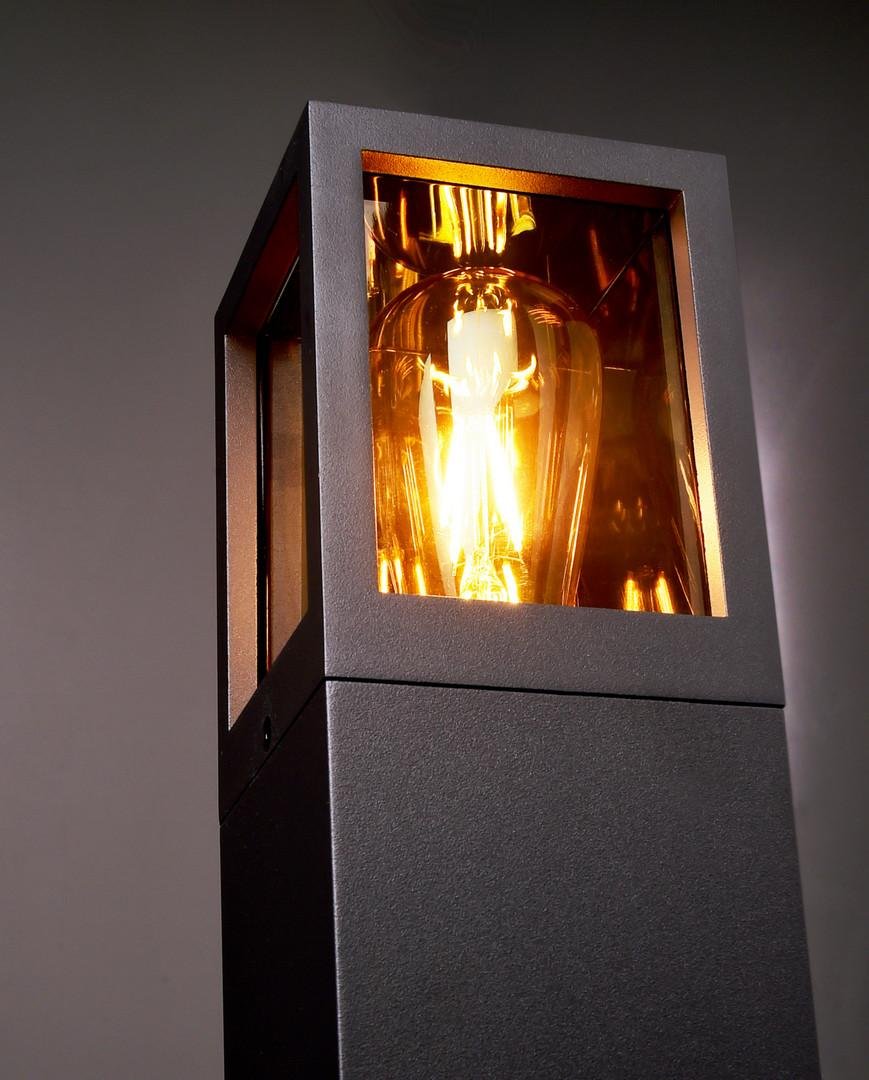 IMPR 731151 Deko-Light nástěnné přisazené svítidlo - Facado II hranaté tónované, 1x max 20 W, šedá (obrázek 10)