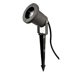 Obrázek pro produkt Deko-Light bodové svítidlo se zápichem - Spiky, 100mm, 1x 35 W GU10, šedá - DEKOLIGHT