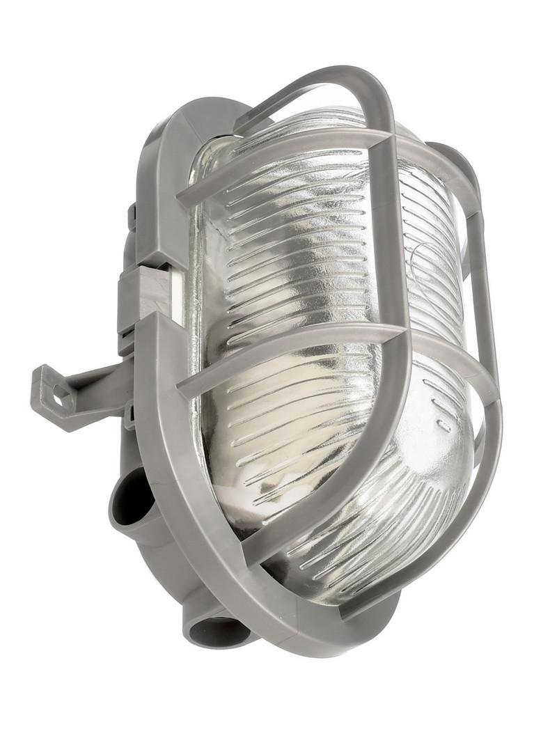 IMPR 731167 Deko-Light stropní a nástěnné přisazené svítidlo - Syrma Oval, 1x max. 42 W E27, šedá - LIGHT IMPRESSIONS