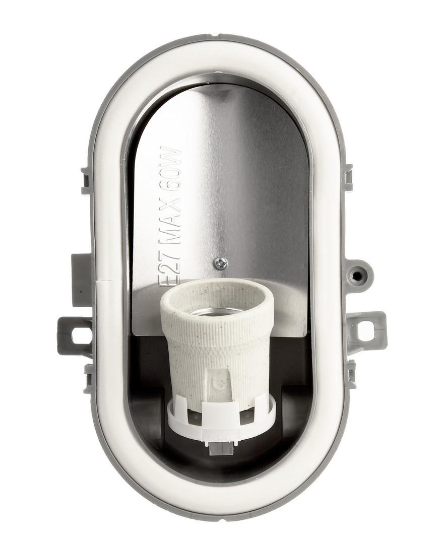 Obrázek produktu Deko-Light stropní a nástěnné přisazené svítidlo - Syrma Oval, 1x max. 42 W E27, šedá - LIGHT IMPRESSIONS 4 Obrázek produktu Deko-Light stropní a nástěnné přisazené svítidlo - Syrma Oval, 1x max. 42 W E27, šedá - LIGHT IMPRESSIONS 4