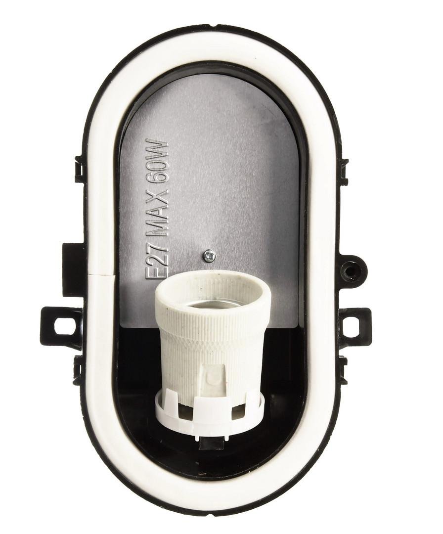 IMPR 731168 Deko-Light stropní a nástěnné přisazené svítidlo - Syrma Oval, 1x max. 42 W E27, černá (obrázek 4)