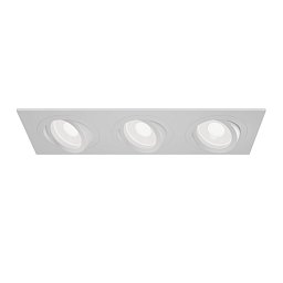 Obrázek pro produkt VÝPRODEJ VZORKU - Vestavné svítidlo Atom 3x50W GU10 bílý hliník - MAYTONI