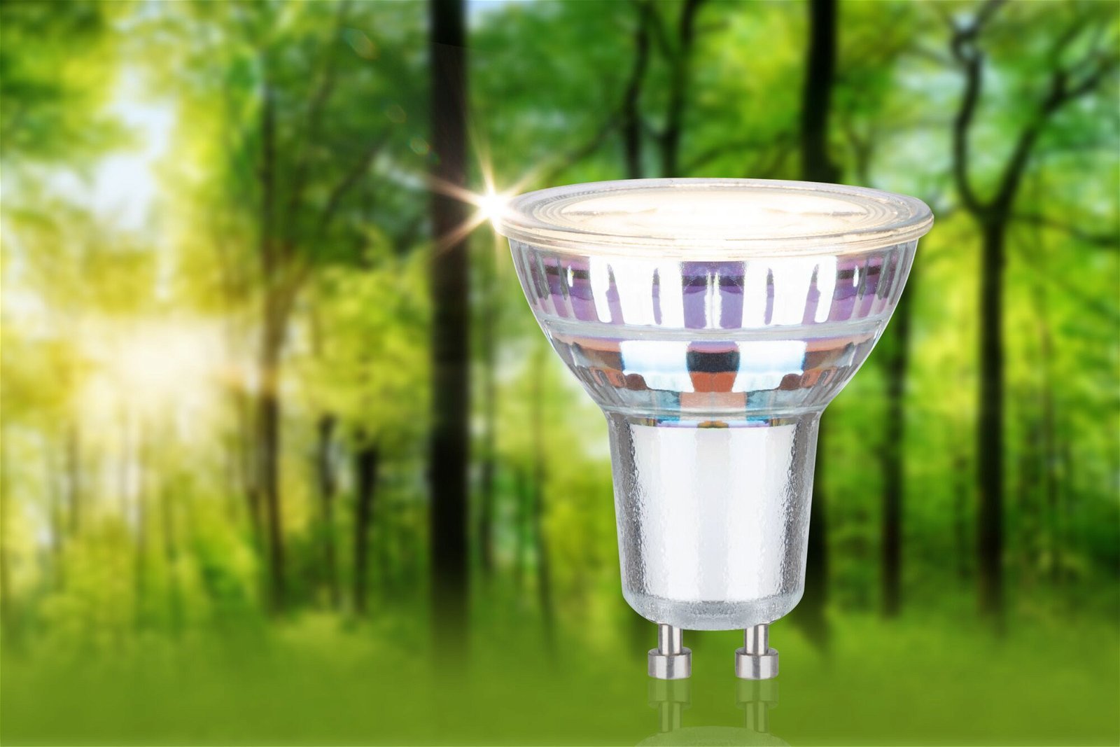 P 29193 Eco-Line Standard 230V LED reflektor GU10 3x2,5W 3000K stříbrná - PAULMANN (obrázek 3)