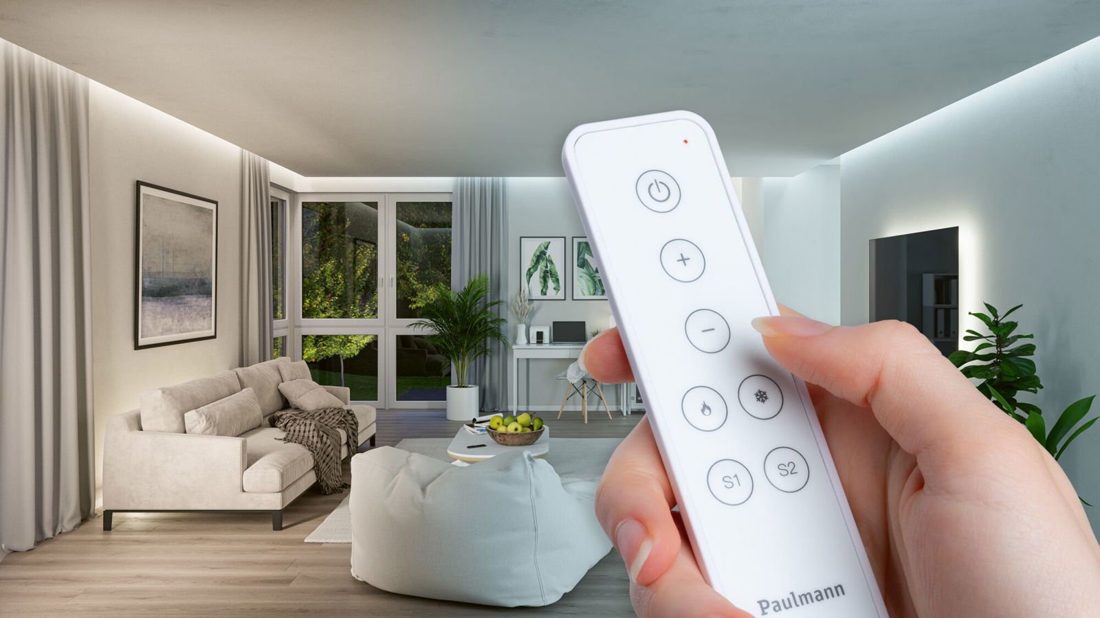 P 50141 Dálkový ovladač Smart Home Zigbee 3.0 bílá - PAULMANN (obrázek 5)